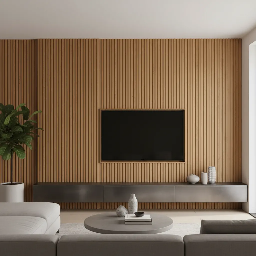 Wpc Fluted Wall Panel For Modern Feature Walls