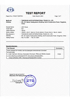 WPC Wall Panel Certificate 2
