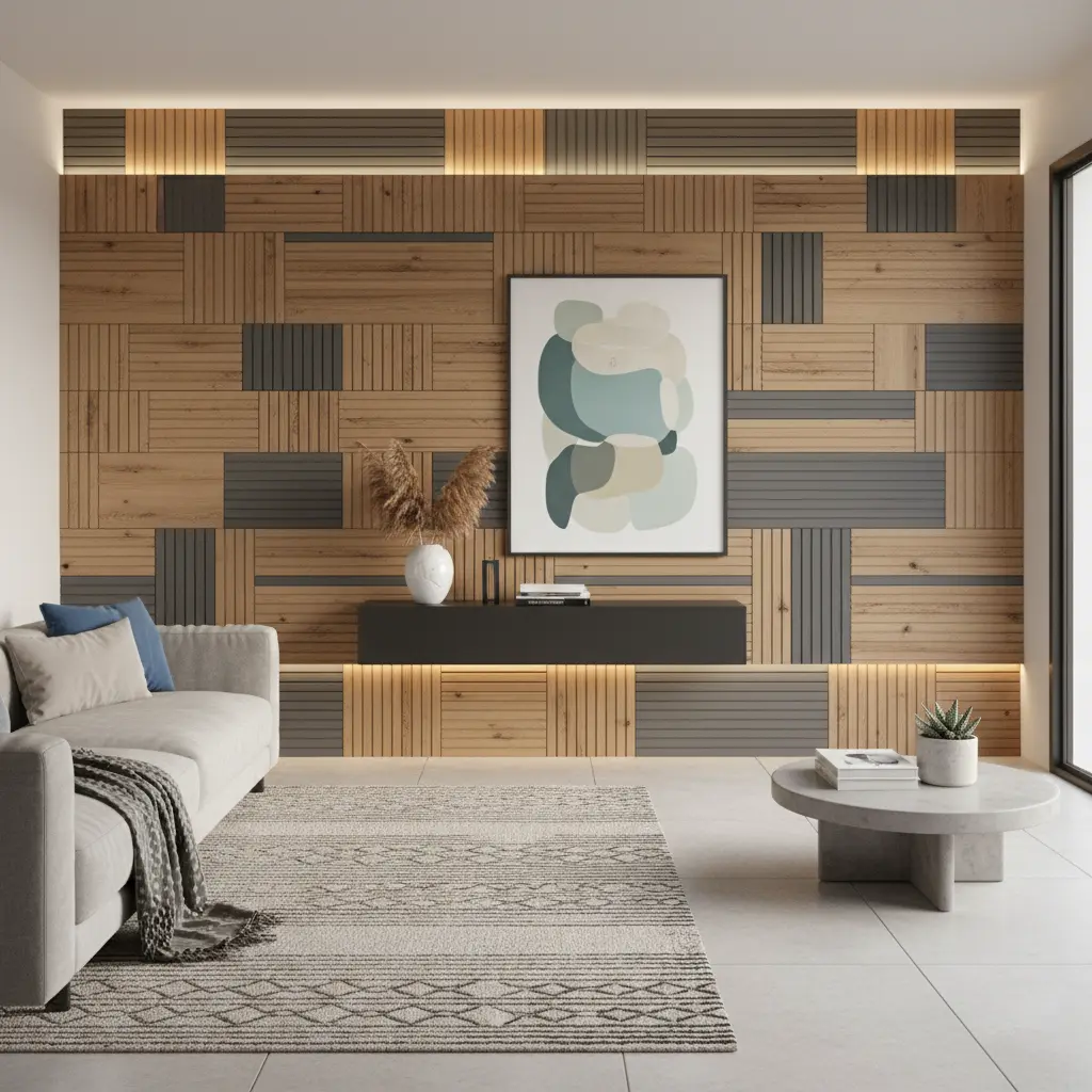 Wpc Panel For Modern Feature Walls