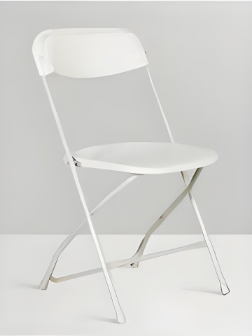 The folding chair has a comfortable backrest and is easy to store, making it convenient for camping, working and home use