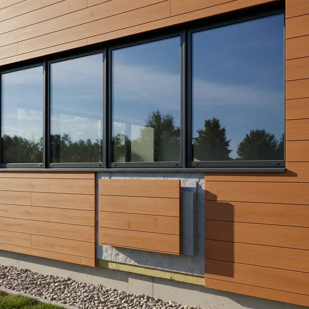 Exterior Wpc Wall Panel For Thermal Insulation Solutions