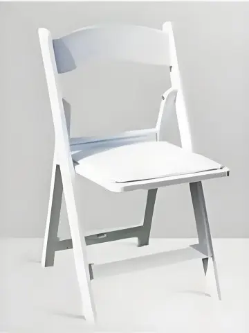 The white folding chair is specially designed for weddings, banquets and exhibitions. It is simple, beautiful and easy to store